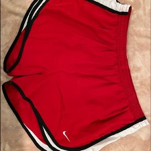 Red Nike Running Shorts Red